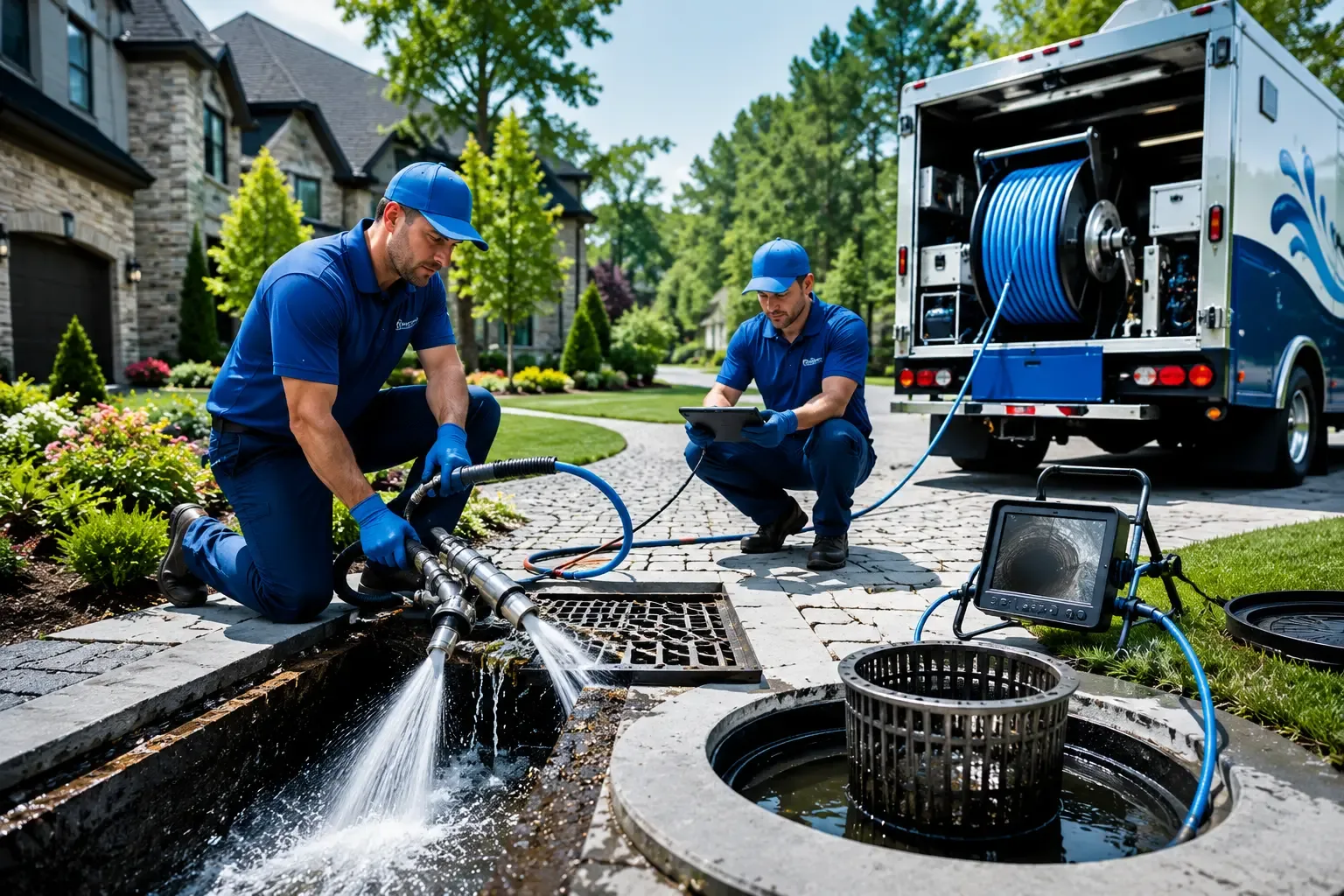 Local outdoor drain cleaning professionals in Sarona, WI