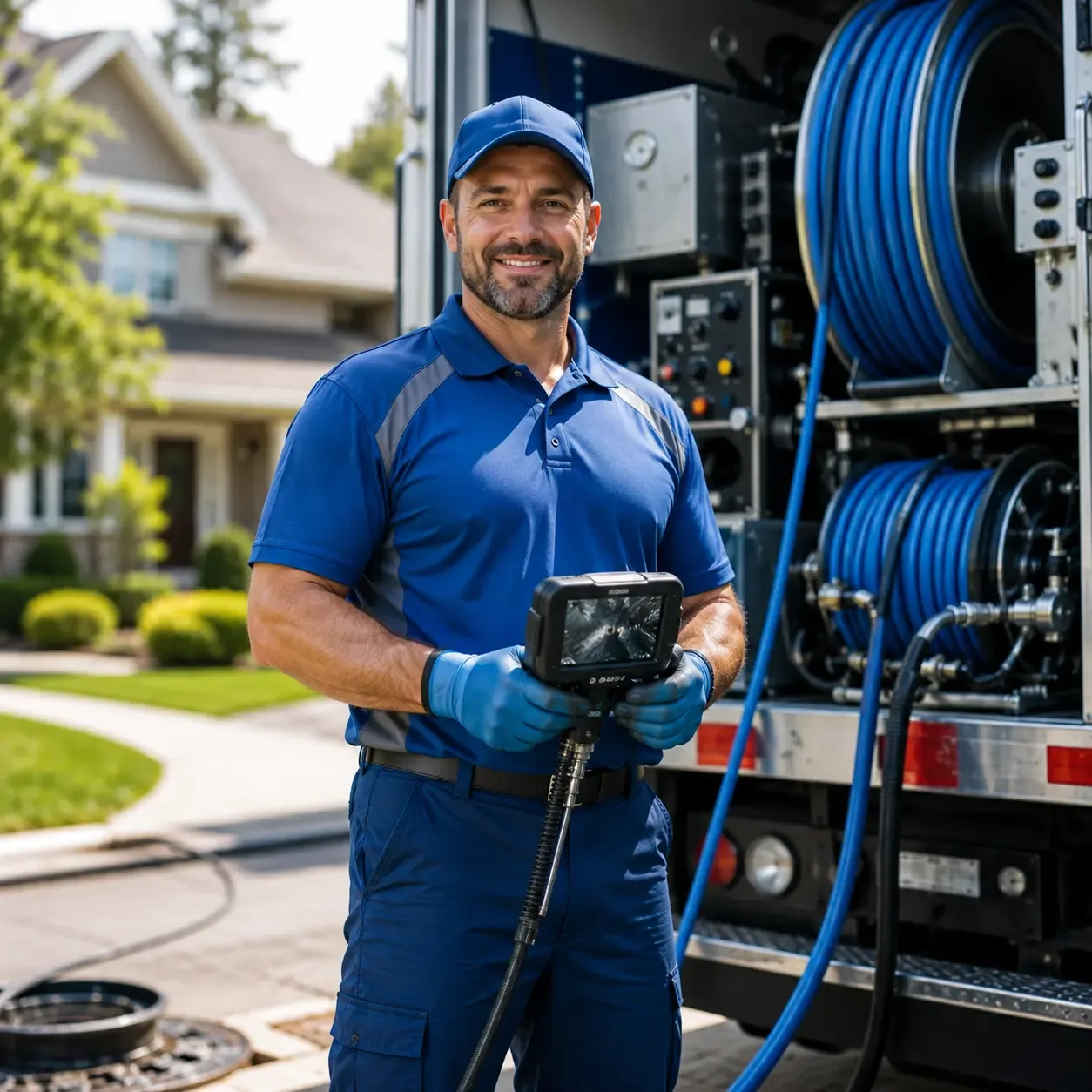 Local outdoor drain cleaning specialists in Sarona, WI